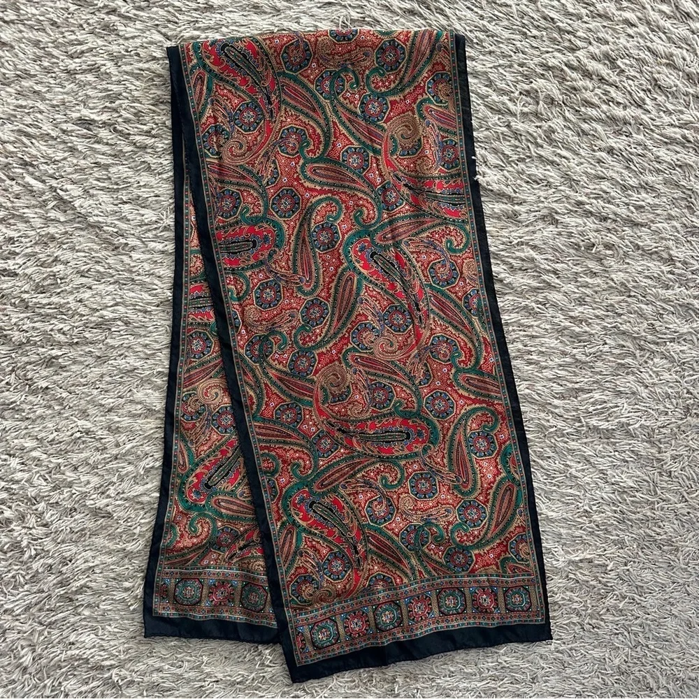 Vintage oblong silk